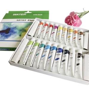 Juego de pintura de acuarela, suministros de arte de calidad, 12ml, para pintura de arte - Product Image 1