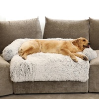 Coussin-lit pour chien et chat en peluche longue, directement de l'usine - Meilleure vente, lavable, antidérapant, pour toutes les saisons, protecteur et mignon