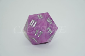 <span class=keywords><strong>Dados</strong></span> <span class=keywords><strong>de</strong></span> Titan hechos a mano <span class=keywords><strong>de</strong></span> 54MM, <span class=keywords><strong>dados</strong></span> grandes con bordes afilados para DND, mazmorras y dragones, <span class=keywords><strong>dados</strong></span> RPG D20, Tinta acrílica personalizada, Color gigante - Product Image 5