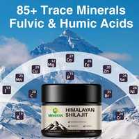 Résine de Shilajit de l'Himalaya à succès : Votre source unique et puissante de plus de 85 oligo-éléments et d'acide fulvique