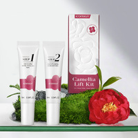 Kit Keratin Lift Bulu Mata & Alis Berkualitas Tinggi untuk Salon Profesional, Tahan Lama, Hasil Keriting Alami