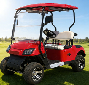 Chariot de <span class=keywords><strong>golf</strong></span> tout-terrain robuste en promotion avec structure renforcée, idéal pour les zones montagneuses, les plages et les grandes exploitations agricoles - Product Image 2