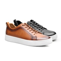 Chaussures Oxford plates à lacets pour hommes, baskets décontractées basses confortables antidérapantes, chaussures de ville pour affaires
