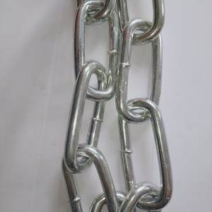 <span class=keywords><strong>Chaîne</strong></span> de levage <span class=keywords><strong>industrielle</strong></span> en zinc galvanisé standard 5mm par <span class=keywords><strong>mètre</strong></span> - Product Image 1