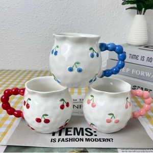 Tasses en céramique faites à la main de haute qualité, personnalisées en usine, ensemble de tasses à café et à thé en céramique personnalisées avec logo - Product Image 2