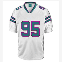 Jersey de Fútbol Americano de Manga Corta Transpirable, Estilo 2026, Alta Calidad, Personalizable, 100% Poliéster, Tallas Grandes