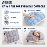 Meilleure vente transfrontalière : Oreiller moderne moelleux et rafraîchissant, Oreiller nuage pour le sommeil avec soutien cervical cinq étoiles, pour la vente en gros