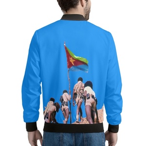 Personalisasi <span class=keywords><strong>Eritrea</strong></span> Bendera Plus Ukuran Jaket Pria Grosir Murah Tren Fashion Pria Jaket Bomber Kualitas Tinggi Mantel Bernapas - Product Image 6