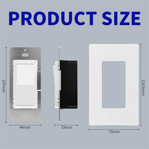 Ul chứng nhận tuya 3 cách thông minh <span class=keywords><strong>Dimmer</strong></span> chuyển đổi ánh sáng đơn cực 2.4GHz Wi-Fi <span class=keywords><strong>Dimmer</strong></span> chuyển đổi tương thích với Alexa Google trợ lý - Product Image 3