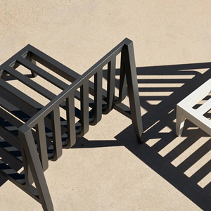 Set di Mobili da Giardino in Legno di Teak Naturale Nero con Cuscini - Feder - Product Image 4
