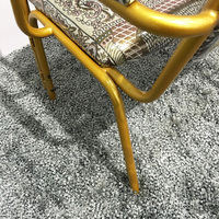 Vente en gros d'usine de chaises d'église empilables en métal pour culte musulman Chaises de prière pour mosquée avec roulettes Garde-corps amovible