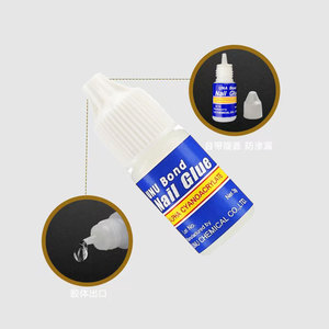 Juego de 5 Botellas de Pegamento Acrílico de Secado Rápido de 3g para Uñas, Líquido Transparente, Herramientas de Decoración con Puntas de Uñas de Gran Encanto - Product Image 6