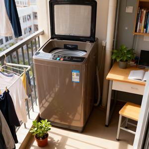 Machine à laver automatique à pulsateur de grande capacité pour la maison, 20 kg, avec lumière bleue UV antibactérienne - Product Image 1