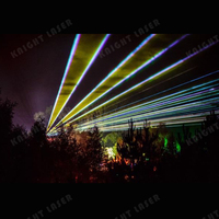 Projecteur laser extérieur 60W pour bâtiment, étanche, RGB, pleine couleur, spectacle de lumière laser de scène