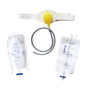 Sac de collecte d'urine en silicone Stellar avec sangle de ceinture, sac d'ostomie médical portable 9002, usage hospitalier - Product Image 3