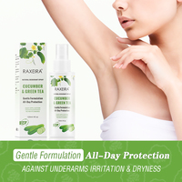 Oem/Odm 120ml Déodorant Quotidien Spray Anti-Transpirant Parfum Frais Parfum de Concombre Déodorant Corporel Spray