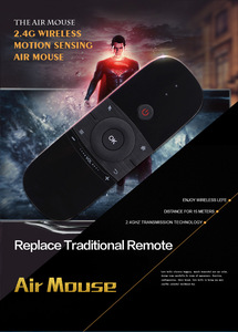 OEM Custom W1 Air Mouse 2.4G RF Wireless tastiera Mouse giochi di controllo remoto tastiera per <span class=keywords><strong>Android</strong></span> TV Box Mini dimensioni - Product Image 6