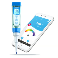 Veidt-Kit de testeur de pH Apera ZenTest PH60S-Z Smart Spear pour les échantillonnages d'aliments/solides/visqueux 7-en-1 Ph/TDS/ORP/TEMP