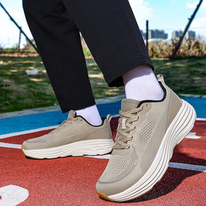 Chaussures de course respirantes en matériau de qualité supérieure, antidérapantes, confortables et douces, tendance pour hommes - Product Image 3