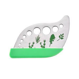 Herb Cutter Stainless Steel 9-Hole Leaf Peeler Durable Manual Herb Separator Vegetable Picker Kitchen Tool - Product Image 5