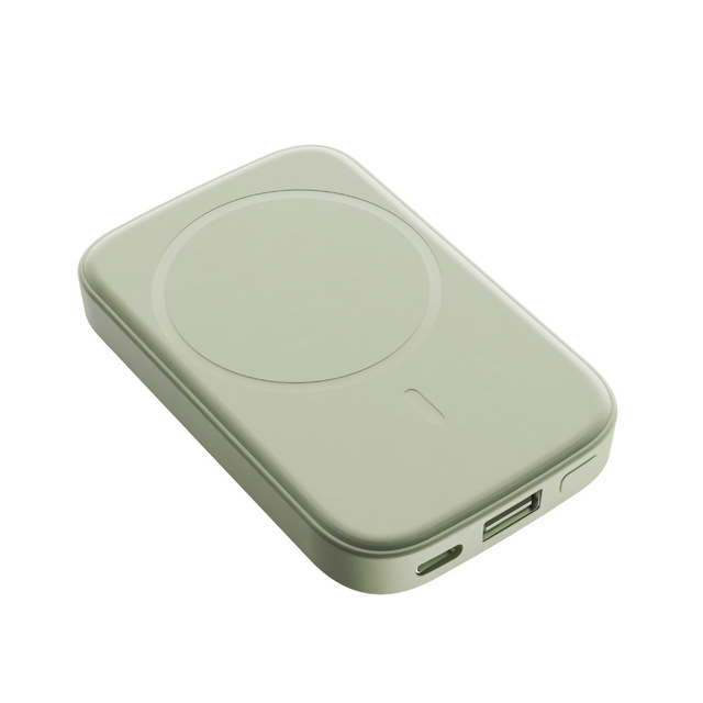 Mini Portable Wireless Power Bank 5000mAh  High Capacity 10W Magnetic Phone Charger Compact External Battery Power Bank