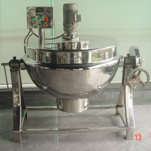 JOSTON-Mélangeur inclinable en acier inoxydable, pour le fromage, le mélange de fromage et de crème, chauffage au gaz, bouilloire chemisée - Product Image 3