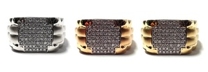 Factory Price Precious Marriage Design 18 Karat Solid Yellow Gold Real Round Diamond Jewels Marveous Gents Ring for Men Gift - Product Image 4