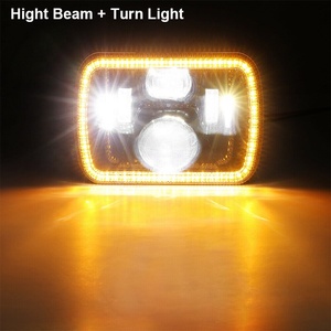 Faro LED <span class=keywords><strong>de</strong></span> 5x7 pulgadas con anillo <span class=keywords><strong>de</strong></span> Halo para Chevrolet K1500 / K2500 / K3500 1988-1991 accesorios 12V luces LED para <span class=keywords><strong>Chevy</strong></span> - Product Image 5