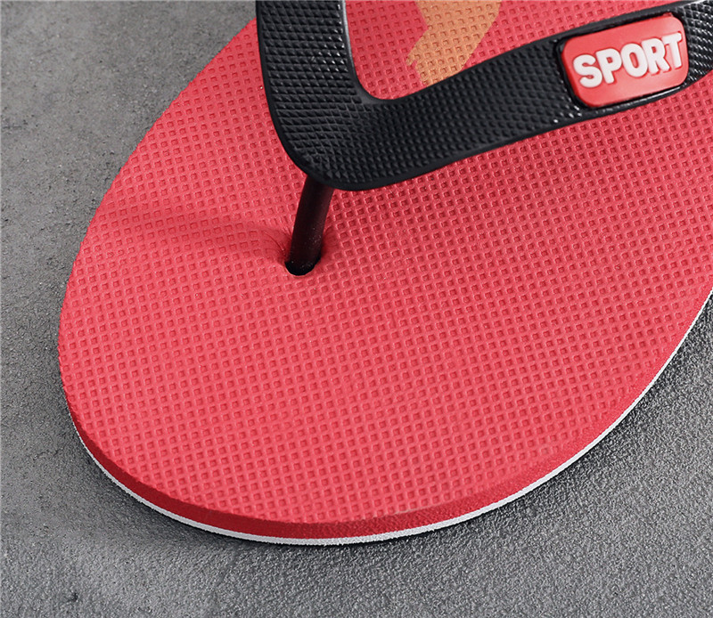 Fashion Men Flipflops Shoes Summer Men Flip Flops Beach Anti-Slip Casual Slippers