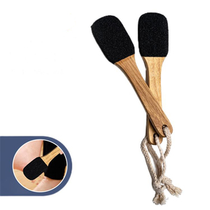 WELLFLYER Lime à pied en bois jetable double face WOFTF-021 pour enlever les callosités Papier de verre en bois de petite taille Pédicure pour les <span class=keywords><strong>pieds</strong></span> - Product Image 4