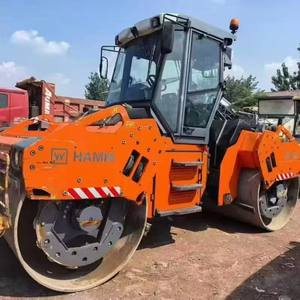 Construcción de carreteras de alta calidad y bajo tiempo de trabajo: rodillo de tambor doble <span class=keywords><strong>Hummer</strong></span> 138 usado de 10 toneladas - Product Image 1