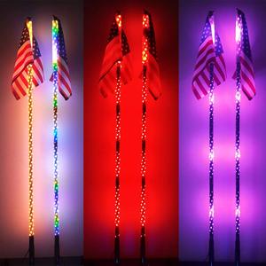 Xoắn ốc roi tín hiệu <span class=keywords><strong>LED</strong></span> ánh sáng phanh chỉ đạo đảo ngược RGB/đuổi theo màu BT + điều khiển từ xa IP67 không thấm nước ngắt kết nối nhanh chóng - Product Image 3