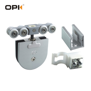 Rueda deslizante <span class=keywords><strong>para</strong></span> puerta de ducha con guía inferior y tope de plástico, de bajo ruido - Product Image 2