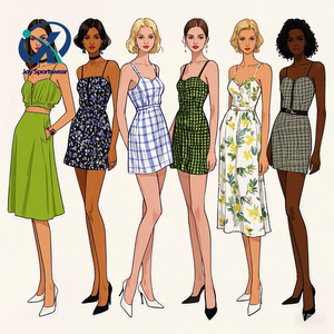 Vestidos informales de verano personalizados para mujer Encaje dulce Lentejuelas OEM Cantidad inicial baja Empresa de fabricación de vestidos para mujer - Product Image 2