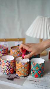 Bougie parfumée <span class=keywords><strong>en</strong></span> cire de <span class=keywords><strong>soja</strong></span> DIY Style <span class=keywords><strong>arabe</strong></span> personnalisé sans fumée Cadeau de Pâques Huile Essentielle Aromathérapie pour la maison Bougie parfumée - Product Image 2