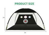 Simulateur de golf pour l'entraînement au swing en intérieur/extérieur avec green de putting et entraîneur de swing en plastique