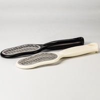 Noir blanc étoile-trou métal acier inoxydable pédicure râpe râpe épurateur pied fichier callosités pour les pieds