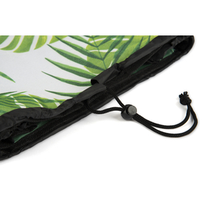 Carrito de compras Excelsa con estampado de follaje, poliéster, 28x96x36 cm, multicolor - Product Image 2