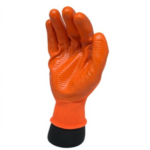Guantes de Seguridad de Poliéster Amarillo Gekko, 10 mil de Grosor, 10 Pulgadas, Completamente Recubiertos, Lisos, Antideslizantes, con Puño de Punto, de Uso General, Sin Látex - Product Image 5