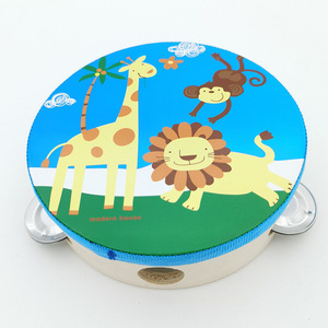 Wholesale Children High Quality Orff Early Education Percussion Tambourine Hand <b>Drum</b> Wood - Product Image 4