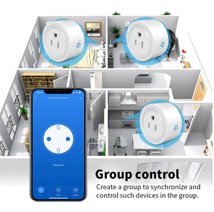 Enchufe inteligente 10A Tuya Zigbee, enchufe de EE. UU. Para Hub Gateway <span class=keywords><strong>Smart</strong></span> Home, aplicación remota inalámbrica, funciona con Alexa Google Home - Product Image 6
