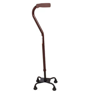 Canne à quatre pieds en alliage d'aluminium Guoyao, réglable, antidérapante, pour personnes âgées - Product Image 5