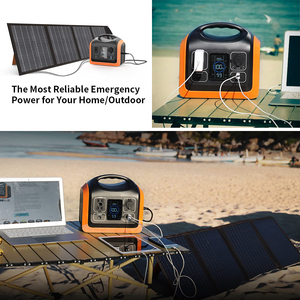 ผลิตแบตเตอรี่ Lifepo4 สำหรับใช้งานกลางแจ้ง 600w เครื่องกำเนิดไฟฟ้าพกพา 500w เครื่องกำเนิดพลังงานแสงอาทิตย์แบบพกพา 500 วัตต์ - Product Image 6