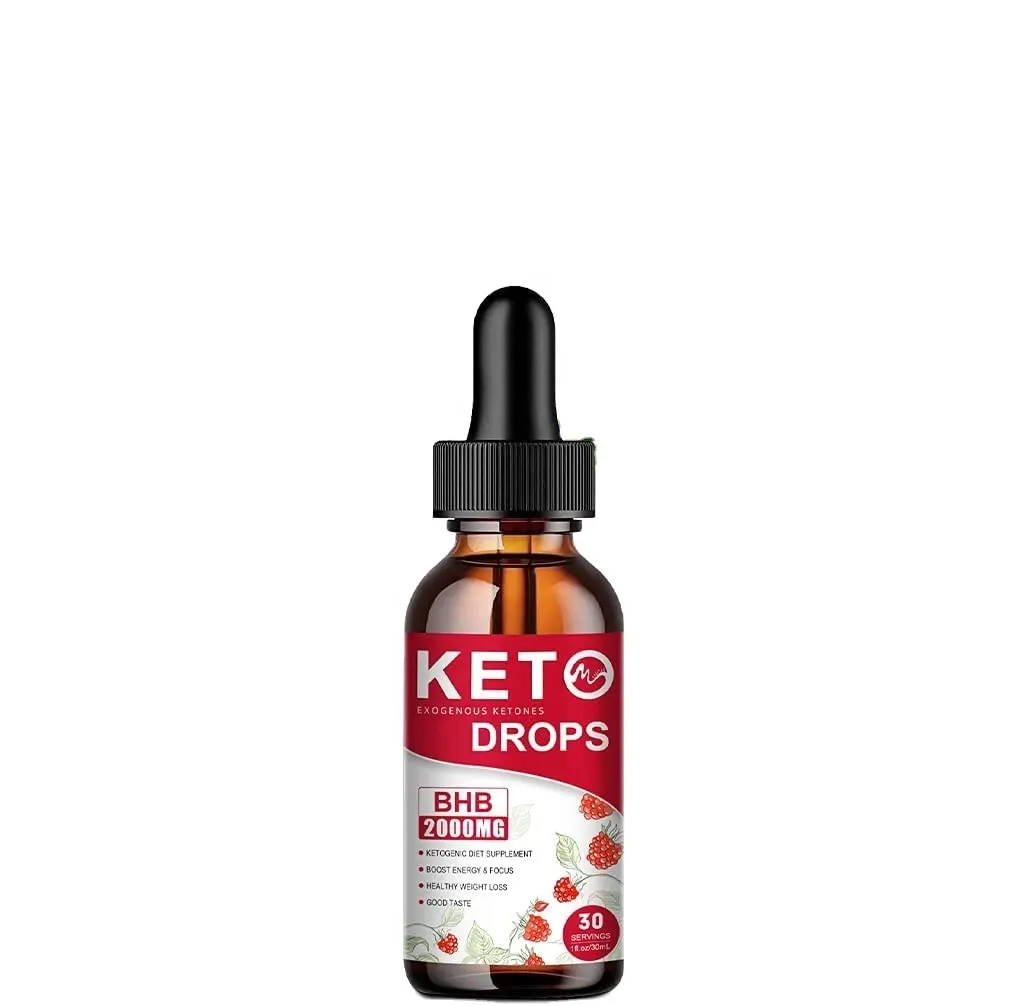 OEM Private Label Organic Keto Diet Drops Liquid Keto Drops For Fat Burning Keto Weight Loss Drops