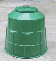 Boîte à compost légère de grand volume pour l'aération extérieure créant un sol fertile Bac à composteur de jardin en plastique