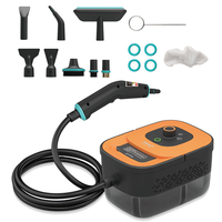 Pulitore a Vapore RAF R.1375 11 in 1, 1500W, 1250ml, 4 Bar, Set di Accessori per Sterilizzazione Fisica e Pulizia Senza Residui