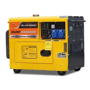 Generador industrial personalizado de alta calidad 50Hz 60Hz 3kw 5 kva 8kw 10kVA generadores diesel silenciosos para el hogar silencioso