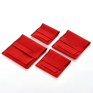 Wholesale Custom Logo Printed Microfiber <b>Envelope</b> Pocket Pouch for Ring and Bracelet Jewelry Packaging - Product Image 6