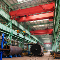 Pont roulant à double poutre certifié CE ISO pour usine sidérurgique, sur mesure 10t 20t 50t, vente directe usine