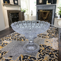 Assiettes de mariage en verre bohème, faites à la main, motif personnalisé, durables, de qualité alimentaire, non toxiques, ensemble de bols à fruits, assiettes modernes